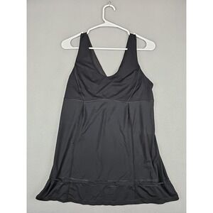 Lululemon Tank Top Women's 8 Black Tame Me Drawstring Athletic Yoga Gym Stretch